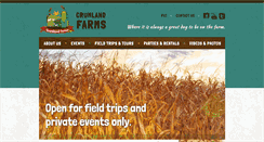 Desktop Screenshot of crumland.com